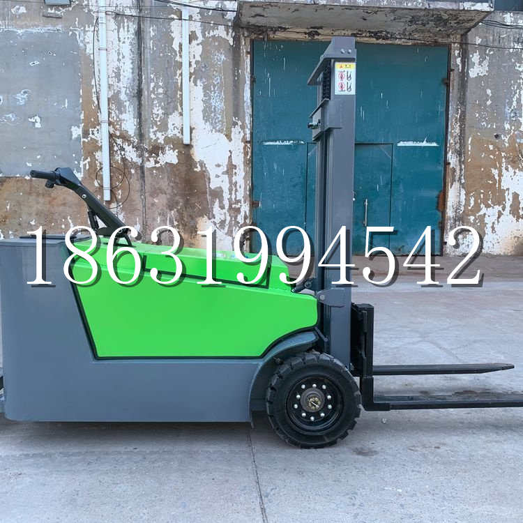 陇县小型电动叉车1吨2吨步行站驾式电瓶堆高充电装卸车液压升降车铲车
